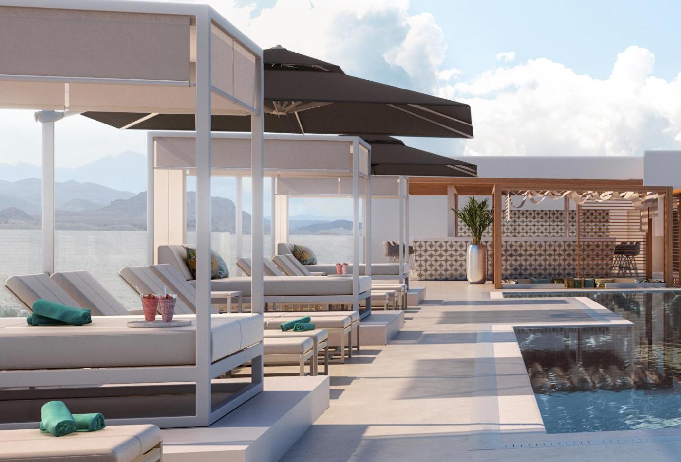 Moevenpick Hotel & Apartments Ghala 马斯喀特 外观 照片 The rooftop pool